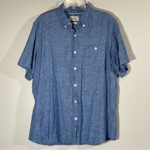 Weatherproof Vintage Linen Buttondown‎ Shirt